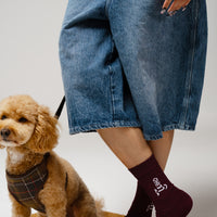 Your Favourite Burgundy Red Bamboo Socks
