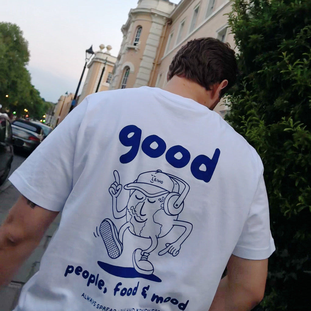 Good Mood White Organic Cotton Unisex T-shirt