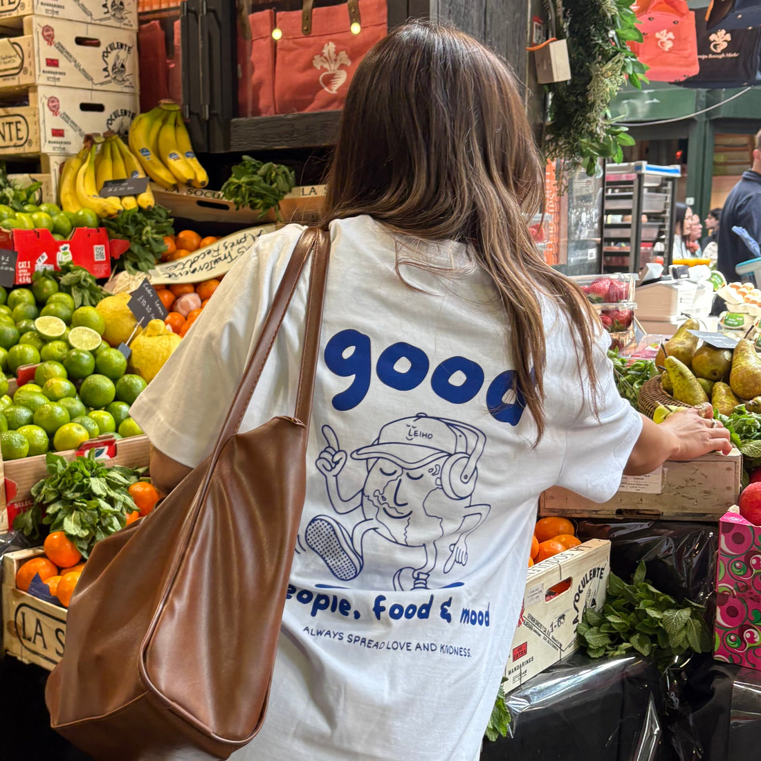 Good Mood White Organic Cotton Unisex T-shirt