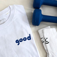 Good Mood White Organic Cotton Unisex T-shirt