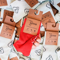 'Do Good' to be True Red Bamboo Socks