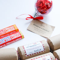 A Little Box of Christmas Kindness - Sock Crackers & Baubles Gift Set