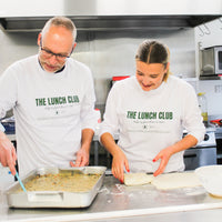 The Lunch Club Long Sleeve White Graphic T-Shirt