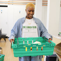 The Lunch Club Long Sleeve White Graphic T-Shirt