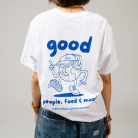 Good Mood White Organic Cotton Unisex T-shirt