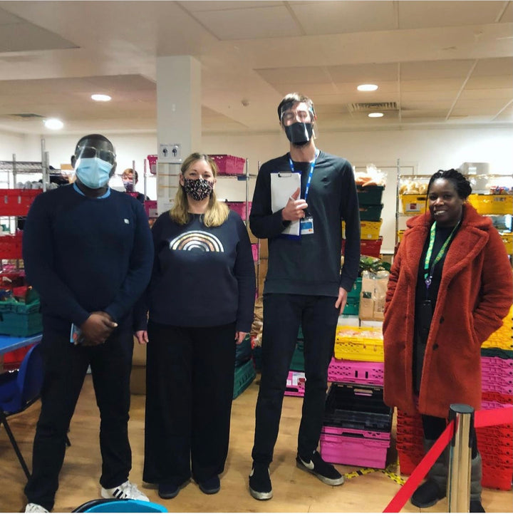 The Borough Food Cooperative staff given donations for homelessness