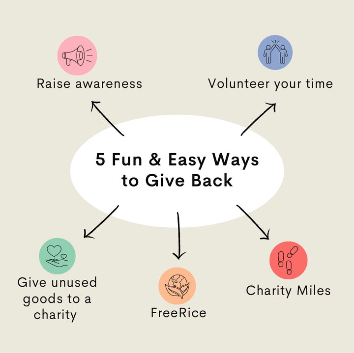 Five fun and easy ways to give back for charity