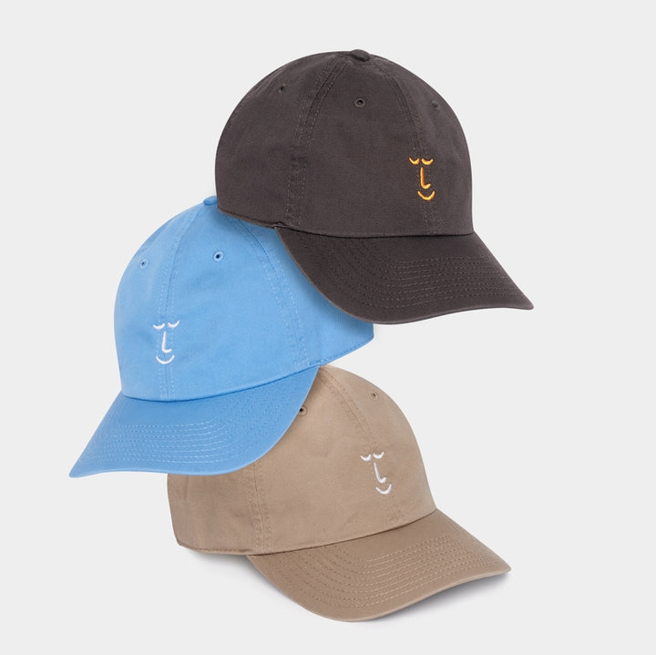 Your new favourite smiley baseball caps have just launched on Leiho
