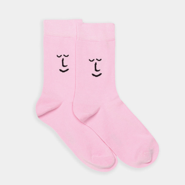Smiley face bamboo socks