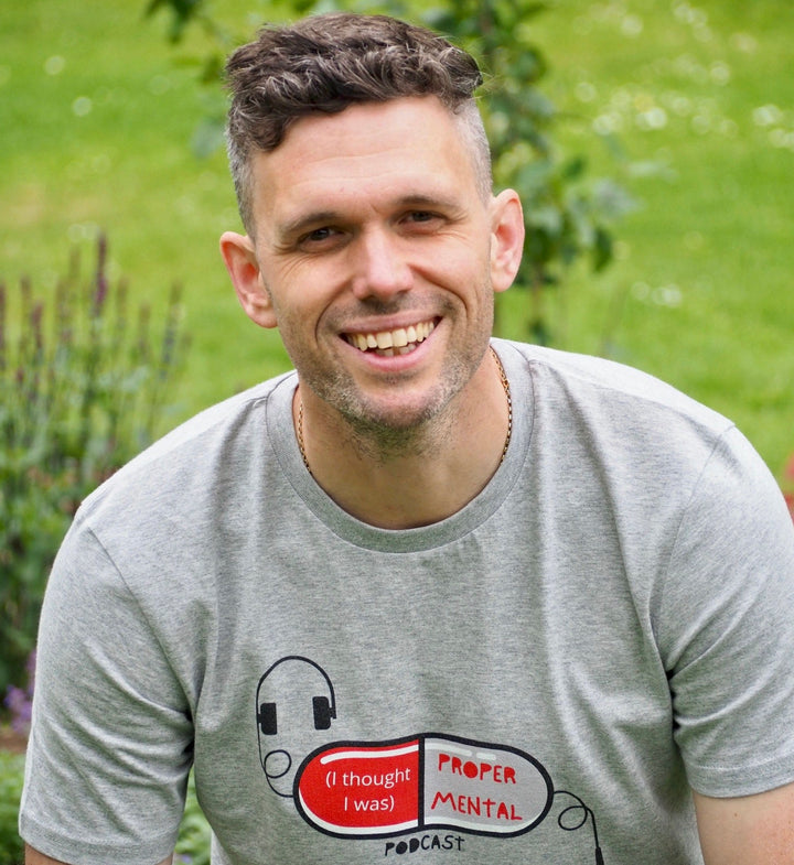 Tom Davies, the host of The Proper Mental Podcast