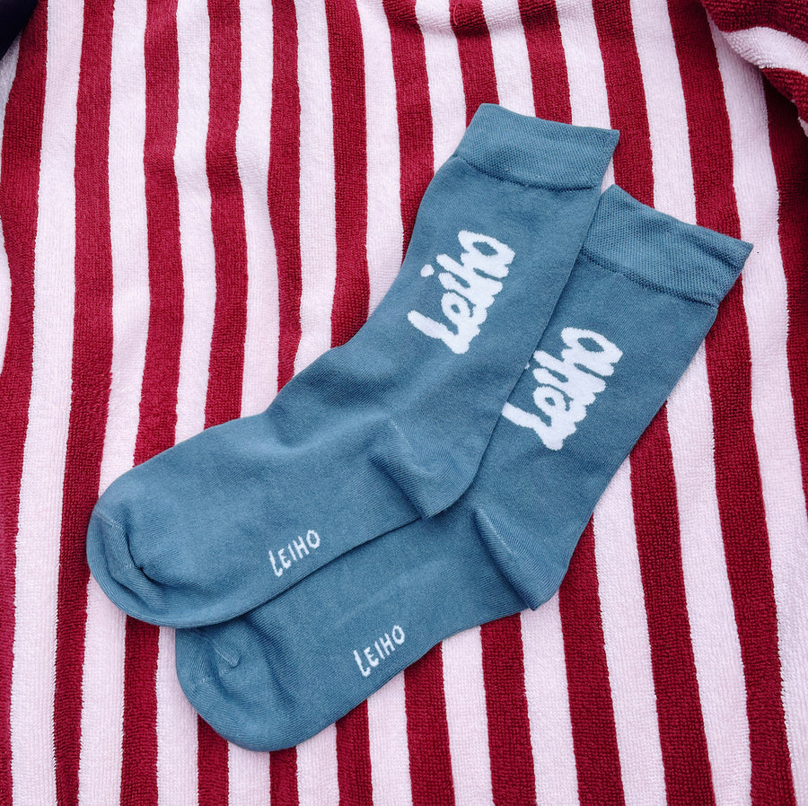 'Goody Blue Shoes' Bamboo Socks