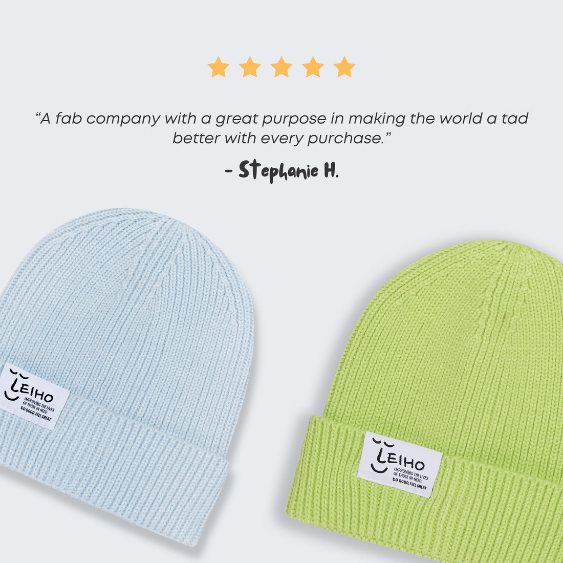 Baby Sky Blue Ribbed Beanie