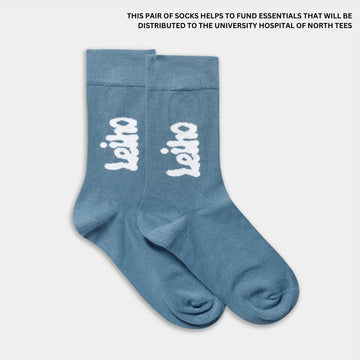 'Goody Blue Shoes' Bamboo Socks