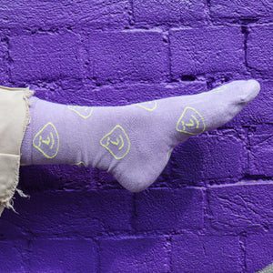 'Lilac You A lot' Purple Bamboo Socks
