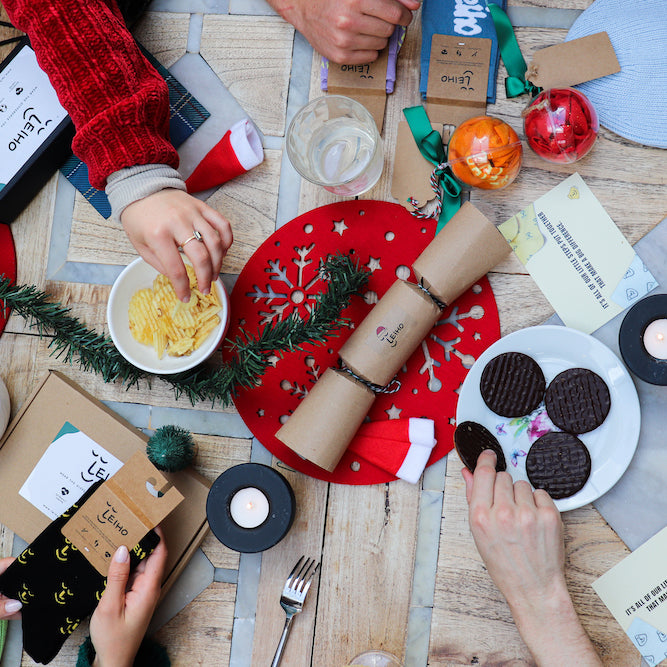 Eco-friendly Christmas Sock Crackers