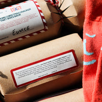Eco-friendly Christmas Sock Crackers