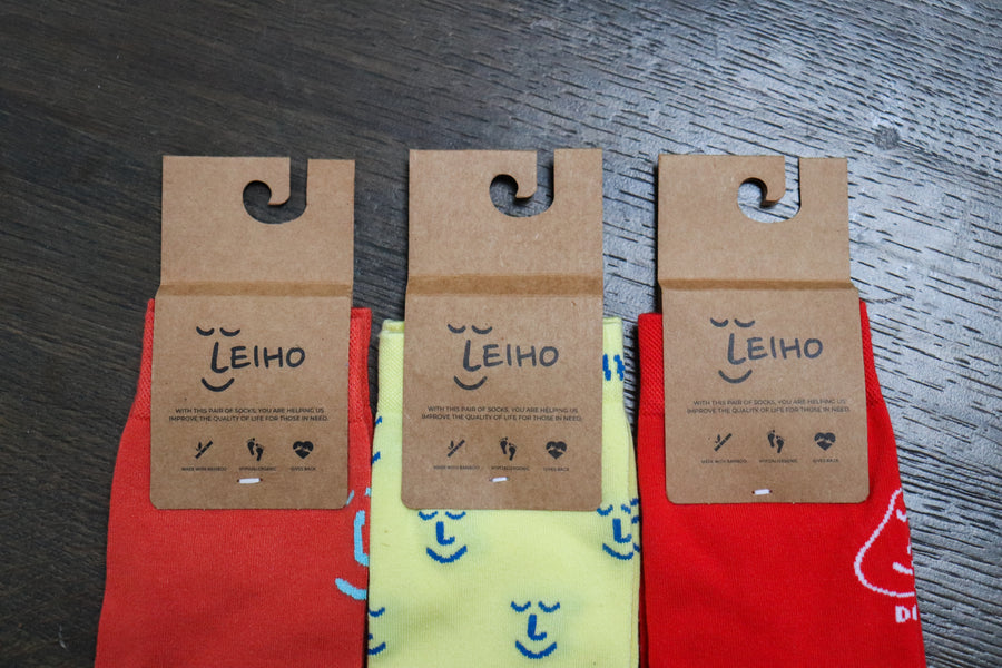 Unisex Warm Hearts Multipack Bamboo Socks