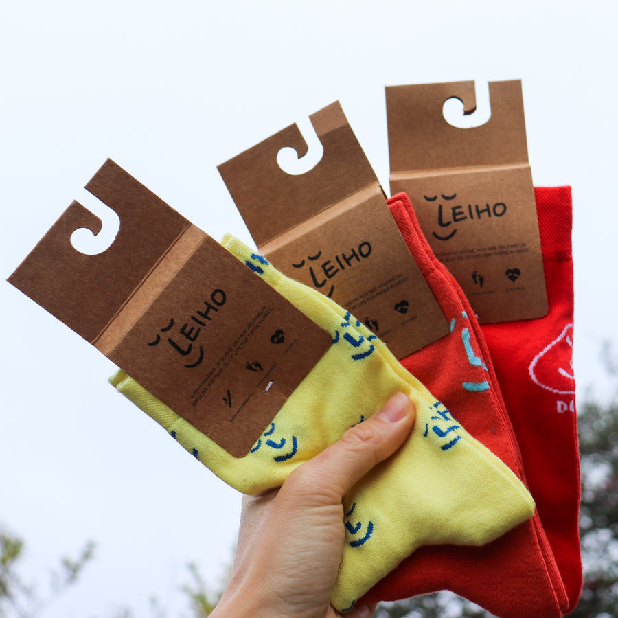 Unisex Warm Hearts Multipack Bamboo Socks