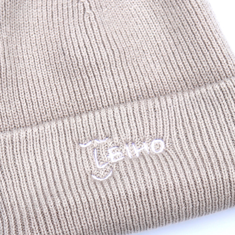 Recycled and Ready Super Soft Biege Beanie