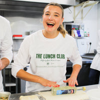 [PRE-ORDER] The Lunch Club Organic Cotton Long Sleeve White Graphic T-Shirt