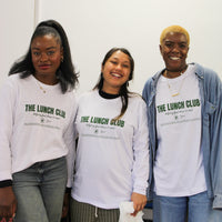 [PRE-ORDER] The Lunch Club Organic Cotton Long Sleeve White Graphic T-Shirt