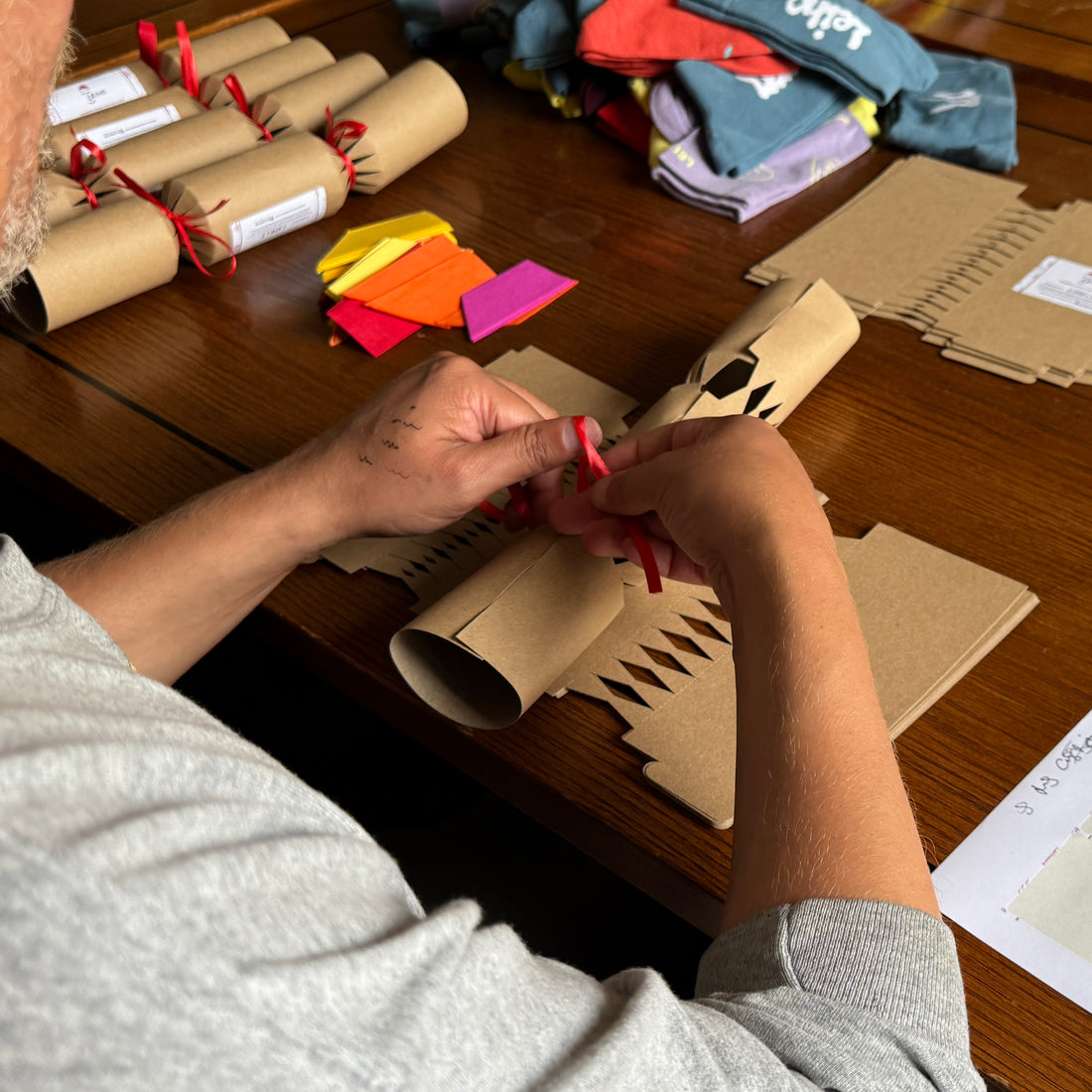 Eco-friendly Christmas Sock Crackers (PRE-ORDER)