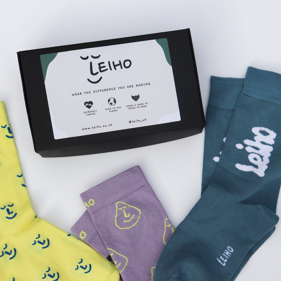 'Kind, Cool and Collected' Bamboo Socks Gift Set