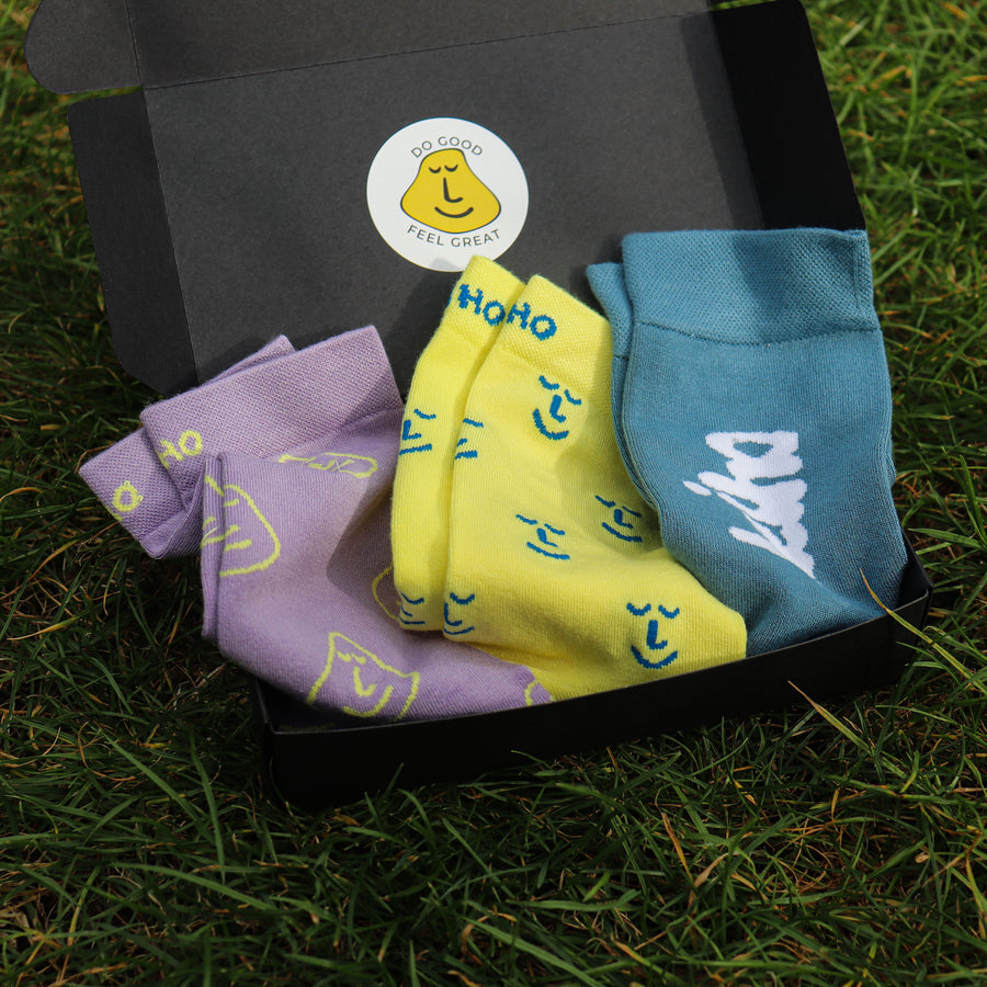 'Kind, Cool and Collected' Bamboo Socks Gift Set
