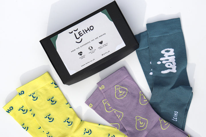 Kind Cool & Collected Bamboo Socks Gift Box