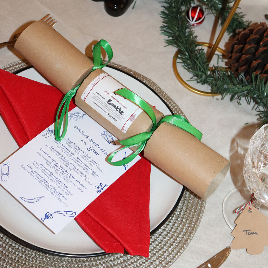 Eco-friendly Christmas Sock Crackers (PRE-ORDER)
