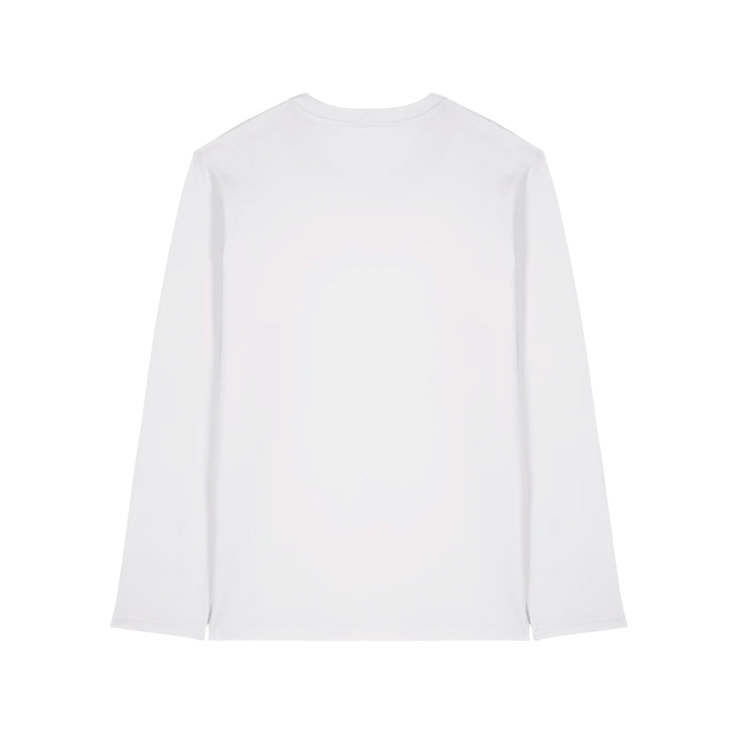 [PRE-ORDER] The Lunch Club Organic Cotton Long Sleeve White Graphic T-Shirt