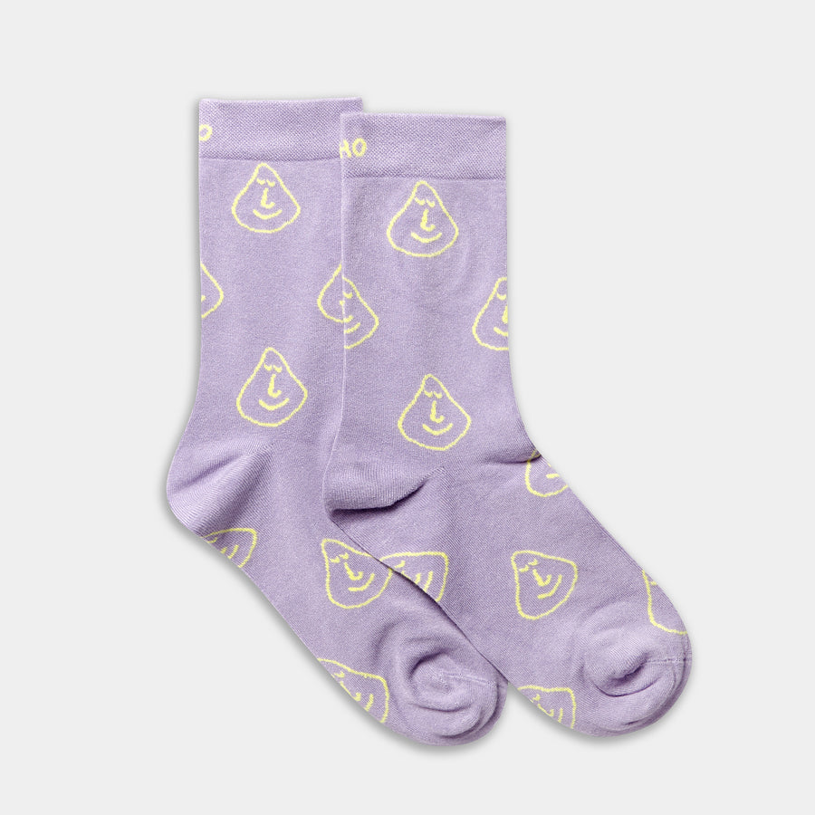 'Lilac You A lot' Purple Bamboo Socks