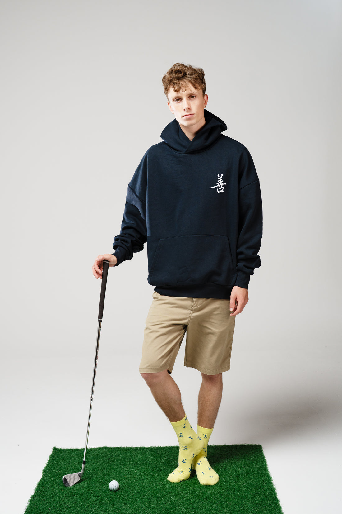 "Virtue & Kindness" Heavyweight Hoodie - Navy