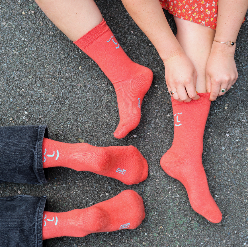 'Love Wins, Don't Coral' Bamboo Socks