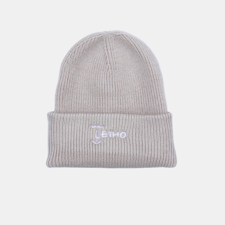 Recycled and Ready Super Soft Biege Beanie