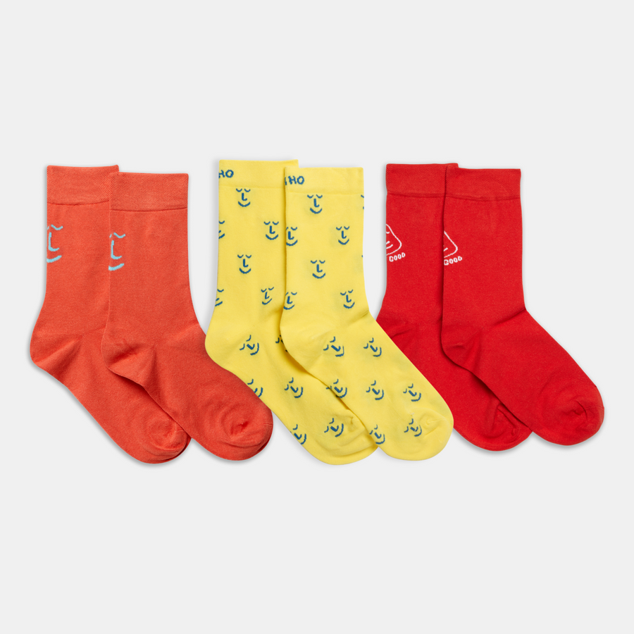 Unisex Warm Hearts Multipack Bamboo Socks