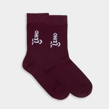 Your Favourite Burgundy Red Bamboo Socks