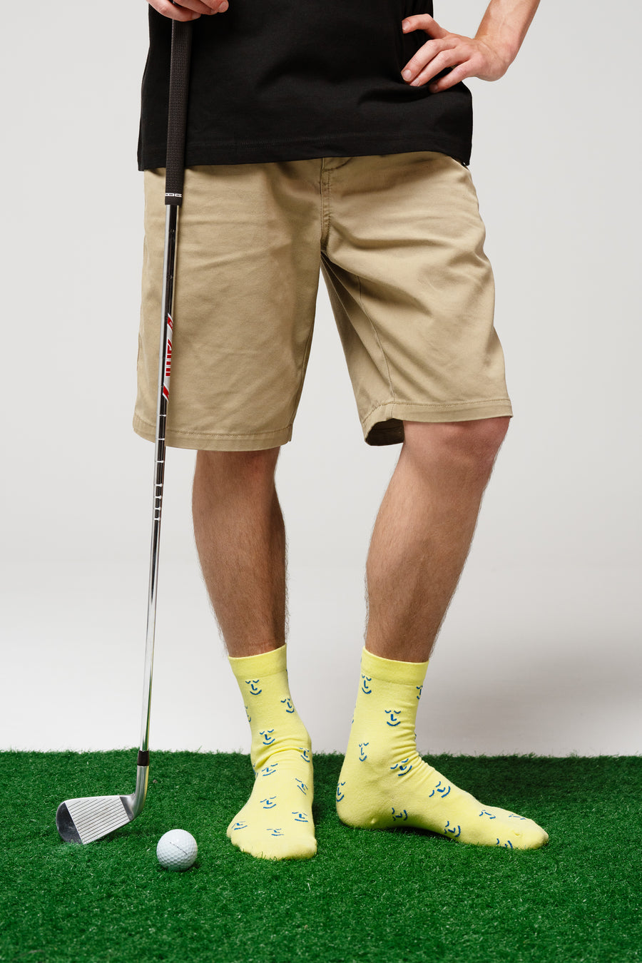 Happy Sunshine Yellow Bamboo Smiley Socks