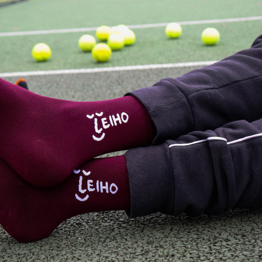 Your Favourite Burgundy Red Bamboo Socks