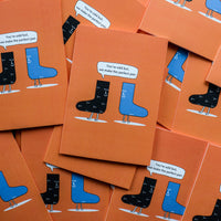 "The Perfect Pair" Punny Socks Greeting Card
