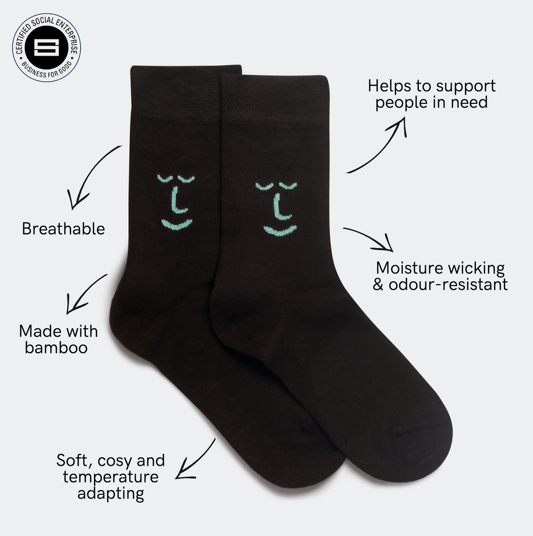 Hot Sock-olate Brown Bamboo Socks