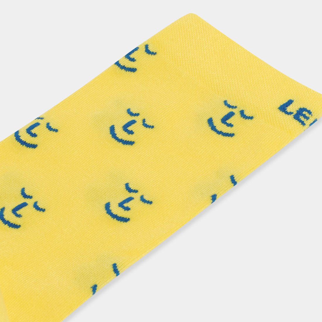 Happy Sunshine Yellow Bamboo Smiley Socks