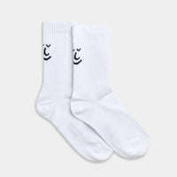 Sporty & Kind White Ribbed Organic Cotton Socks